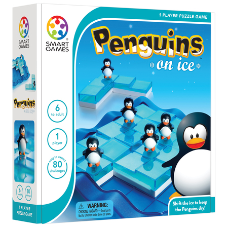 SMARTGAMES Penguins on Ice™ Puzzle Game 155US